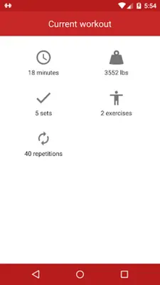 Redy Gym Log android App screenshot 3